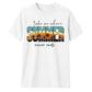 Vintage Tropical Sunset Beach Slogan Print Unisex T-Shirt