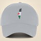 Palestine Baseball Hat, Palestine Country Map Embroidered Cap, Support Palestine Dad Hat, Freedom for Jerusalem Muslims Protest Snapback Cap