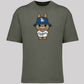Labubu Oversized T-Shirt, Cute Anime Graphic Tee for Men & Women 100% Organic Cotton Streetwear Style M8408