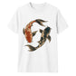Koi Fish Yin Yang Retro Unisex T-Shirt