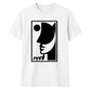 Abstract Line Art Face Silhouette Graphic Unisex T-Shirt
