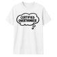 Funny Thought Bubble Certified Overthinker Unisex T-Shirt