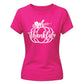 White pumpkin thankful script Thanksgiving Ladies T-Shirt