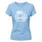 White pumpkin thankful script Thanksgiving Ladies T-Shirt