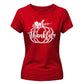 White pumpkin thankful script Thanksgiving Ladies T-Shirt