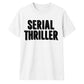 Retro 3D Block Text Serial Thriller Graphic Unisex T-Shirt