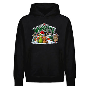 Whoville dog holiday character Christmas Oversized Hoodie