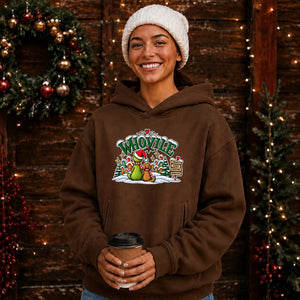 Whoville dog holiday character Christmas Oversized Hoodie
