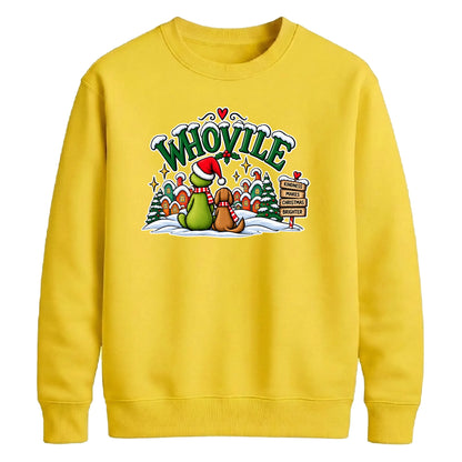 Whoville kindness dog graphic Christmas Unisex Sweatshirt