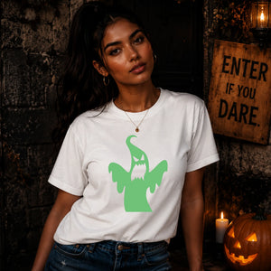 Wicked floating phantom Glow in the Dark Ladies T-Shirt