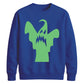 Wild screeching ghoul Glow in the Dark Unisex Sweatshirt