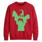 Wild screeching ghoul Glow in the Dark Unisex Sweatshirt