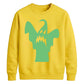 Wild screeching ghoul Glow in the Dark Unisex Sweatshirt