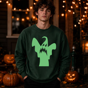Wild screeching ghoul Glow in the Dark Unisex Sweatshirt