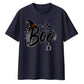 Witch hat boo lettering print Halloween Oversized T-Shirt