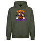 Witch hat pumpkin and cute ghosts Halloween Oversized Hoodie