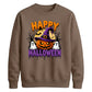 Witch hat pumpkin ghosts print Halloween Unisex Sweatshirt