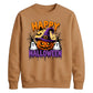 Witch hat pumpkin ghosts print Halloween Unisex Sweatshirt