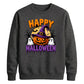 Witch hat pumpkin ghosts print Halloween Unisex Sweatshirt