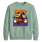 Witch hat pumpkin ghosts print Halloween Unisex Sweatshirt