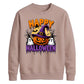 Witch hat pumpkin ghosts print Halloween Unisex Sweatshirt