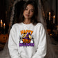 Witch hat pumpkin ghosts print Halloween Unisex Sweatshirt