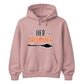 Witchcraft her magical broomstick design Halloween hoodie