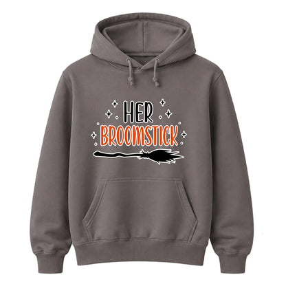 Witchcraft her magical broomstick design Halloween hoodie
