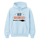 Witchcraft her magical broomstick design Halloween hoodie