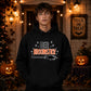 Witchcraft her magical broomstick design Halloween hoodie
