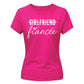 Witty Engagement Girlfriend Fiancee Bride Ladies T-Shirt