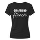 Witty Engagement Girlfriend Fiancee Bride Ladies T-Shirt