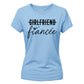 Witty Engagement Girlfriend Fiancee Bride Ladies T-Shirt