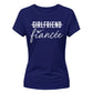 Witty Engagement Girlfriend Fiancee Bride Ladies T-Shirt
