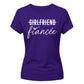 Witty Engagement Girlfriend Fiancee Bride Ladies T-Shirt