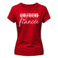 Witty Engagement Girlfriend Fiancee Bride Ladies T-Shirt