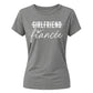 Witty Engagement Girlfriend Fiancee Bride Ladies T-Shirt