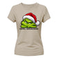 Witty grumpy antisocial quote top Christmas Ladies T-Shirt