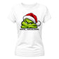Witty grumpy antisocial quote top Christmas Ladies T-Shirt