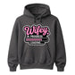 Witty Loading Bar Slogan Engagement Bride Unisex Hoodie