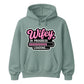 Witty Loading Bar Slogan Engagement Bride Unisex Hoodie