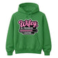 Witty Loading Bar Slogan Engagement Bride Unisex Hoodie