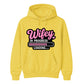 Witty Loading Bar Slogan Engagement Bride Unisex Hoodie