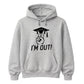 2026 Graduate Unisex Hoodie I'm Out Graduation Gift for Him or Her