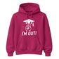 2026 Graduate Unisex Hoodie I'm Out Graduation Gift for Him or Her
