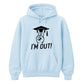 2026 Graduate Unisex Hoodie I'm Out Graduation Gift for Him or Her