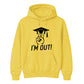 2026 Graduate Unisex Hoodie I'm Out Graduation Gift for Him or Her