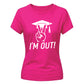 2026 Graduate Ladies T-Shirt I'm Out Graduation Gift for Her