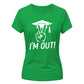 2026 Graduate Ladies T-Shirt I'm Out Graduation Gift for Her