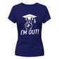 2026 Graduate Ladies T-Shirt I'm Out Graduation Gift for Her